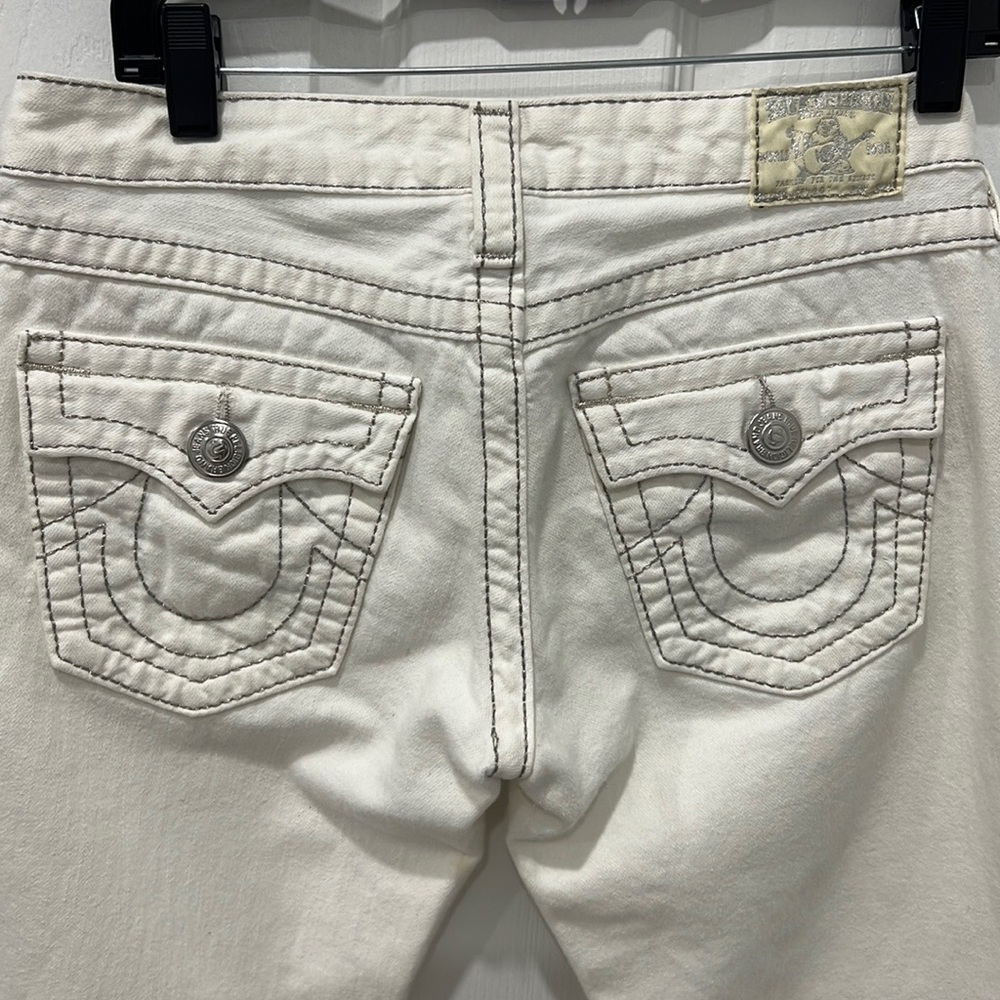 Rare White/Silver True Religion Jeans